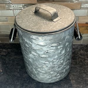 Cynthia Rowley Nautical Bar Cocktail Drinks Serving Ice Bucket